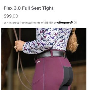 Equestrian Kerrits flex 3.0 full seat right for riding